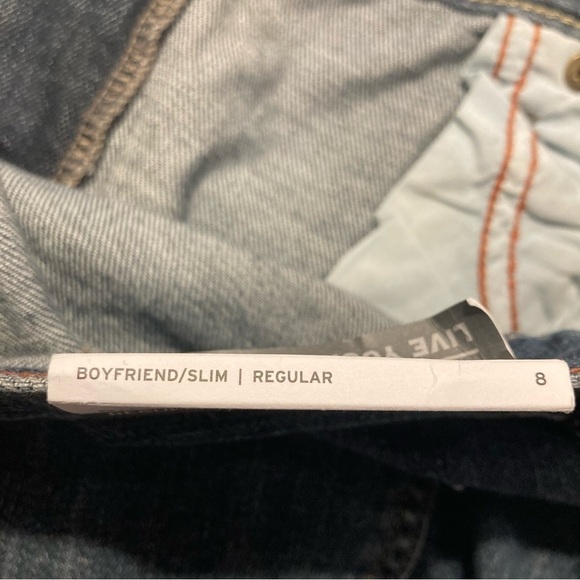 EDDIE BAUER Sz 8 Boyfriend Slim Heritage  Wash Jeans NEW WITH TAG - Picture 6 of 15